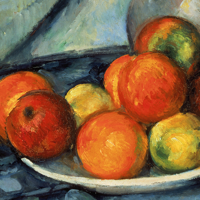 Photo detail of Cezanne painting