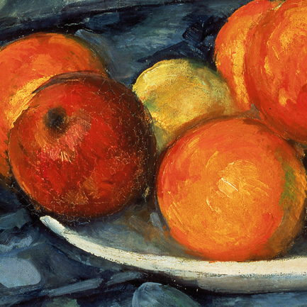 Detail of Cezanne painting